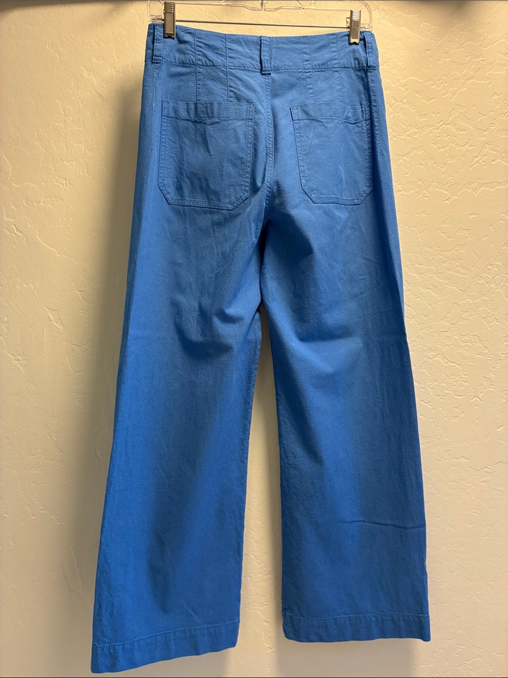 Maeve/Anthropologie full length-Wide-Leg Pants in Bright Blue-Size 27 - Picture 3 of 7